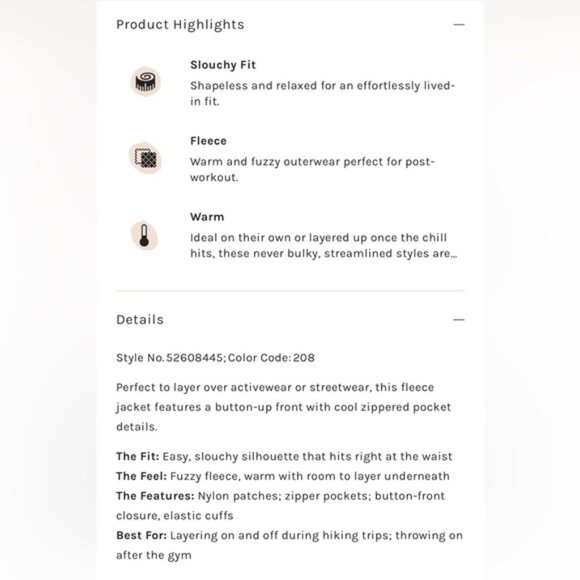 NWOT Free People Movement Hit The Slopes Printed Fleece Jacket sz XS - Picture 5 of 7